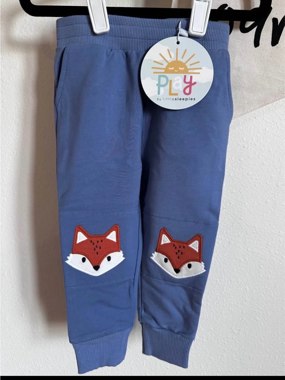 NWT Little Sleepies fox Joggers & Overalls Set